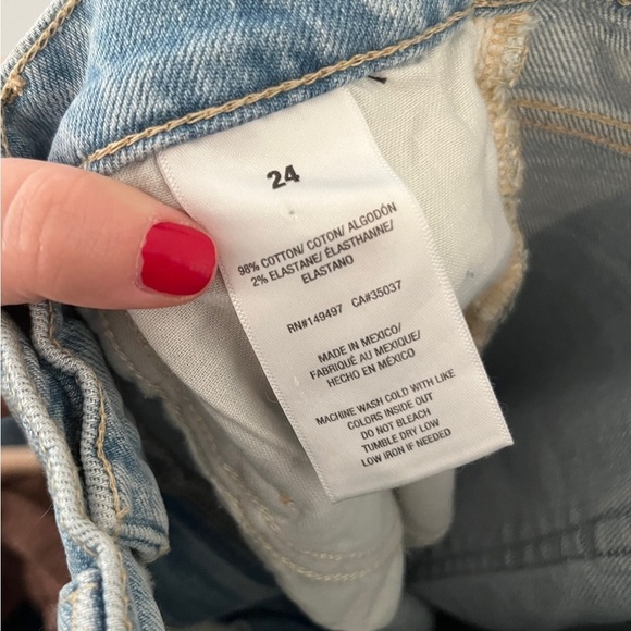 FAVORITE DAUGHTER NWT Jordie High Waist Distressed Straight Leg Jeans Size 24 - Picture 5 of 13